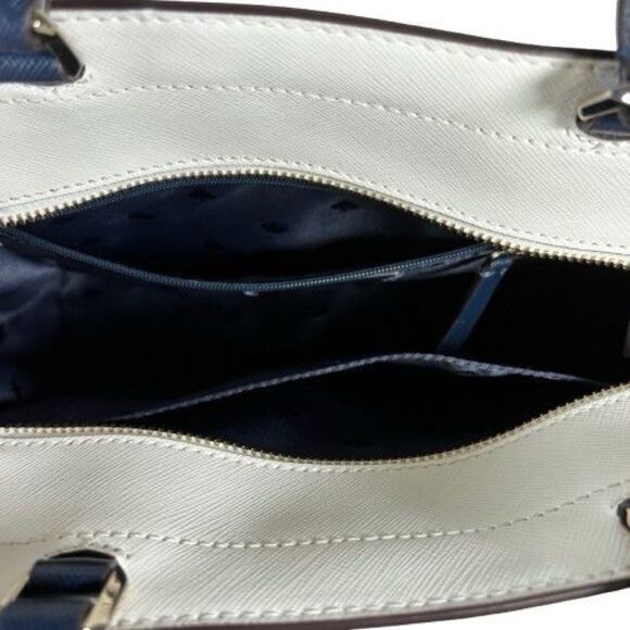 Kate Spade Staci Cameron Leather Satchel Crossbody Patriotic Summer 4th of July - Picture 9 of 16